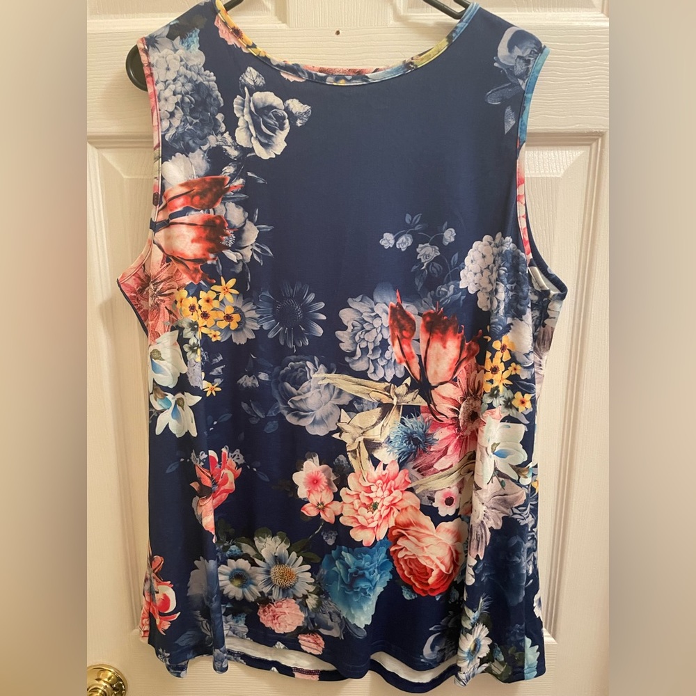 Dressy Floral Tank